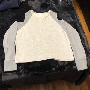 Rag & Bone Cutout Sleeve Sweatshirt